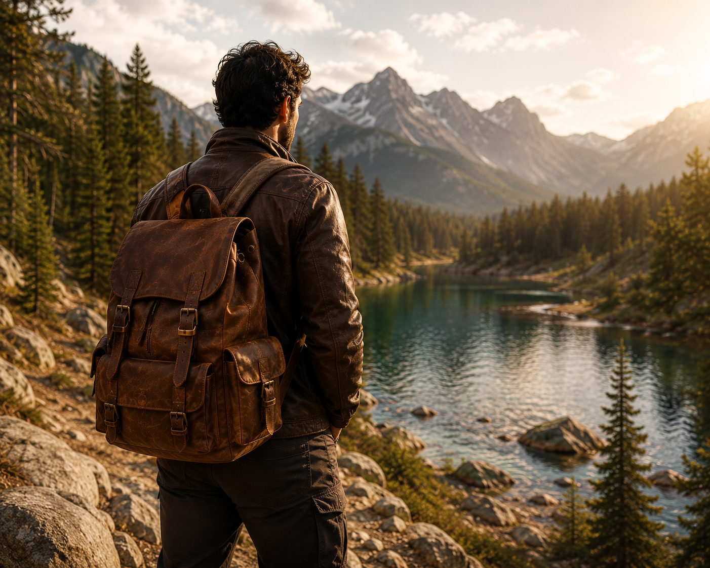 best buffalo leather backpack Thorne this backpack unveils a multitude of compartments meticulously designed to accommodate your every need Buffalo Leather Backpack for Men