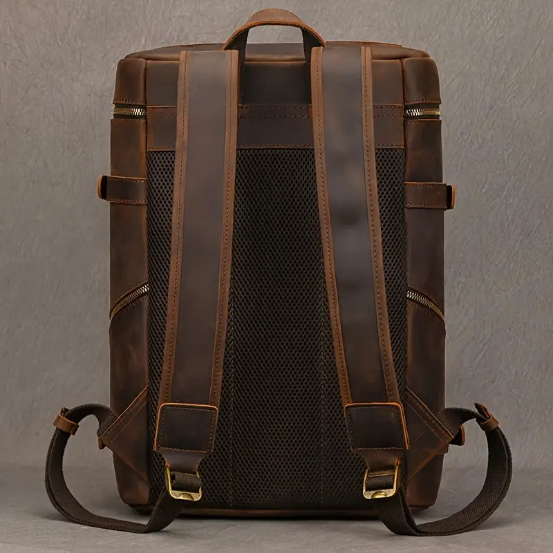 Trailblazer Vintage Leather Backpack