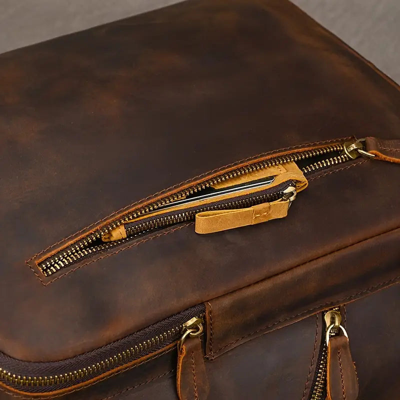 Trailblazer Vintage Leather Backpack