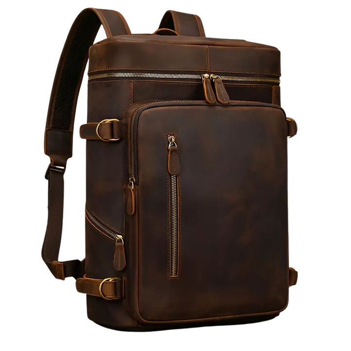 Trailblazer Vintage Leather Backpack
