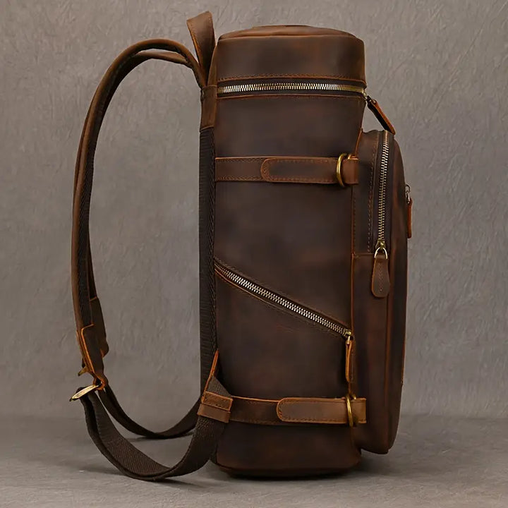 Trailblazer Vintage Leather Backpack