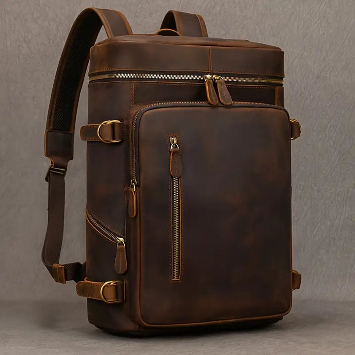 Trailblazer Vintage Leather Backpack