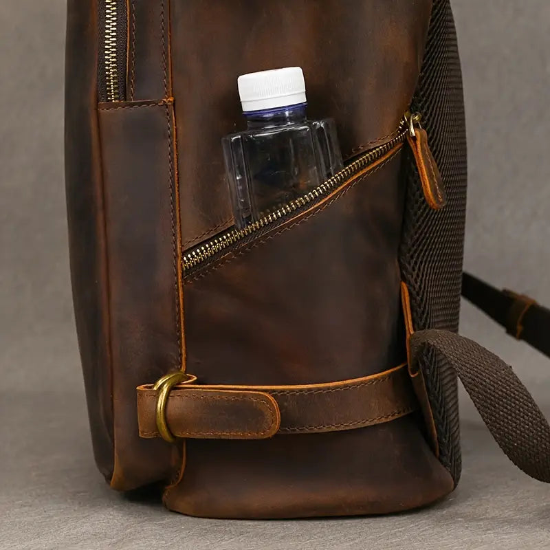 Trailblazer Vintage Leather Backpack