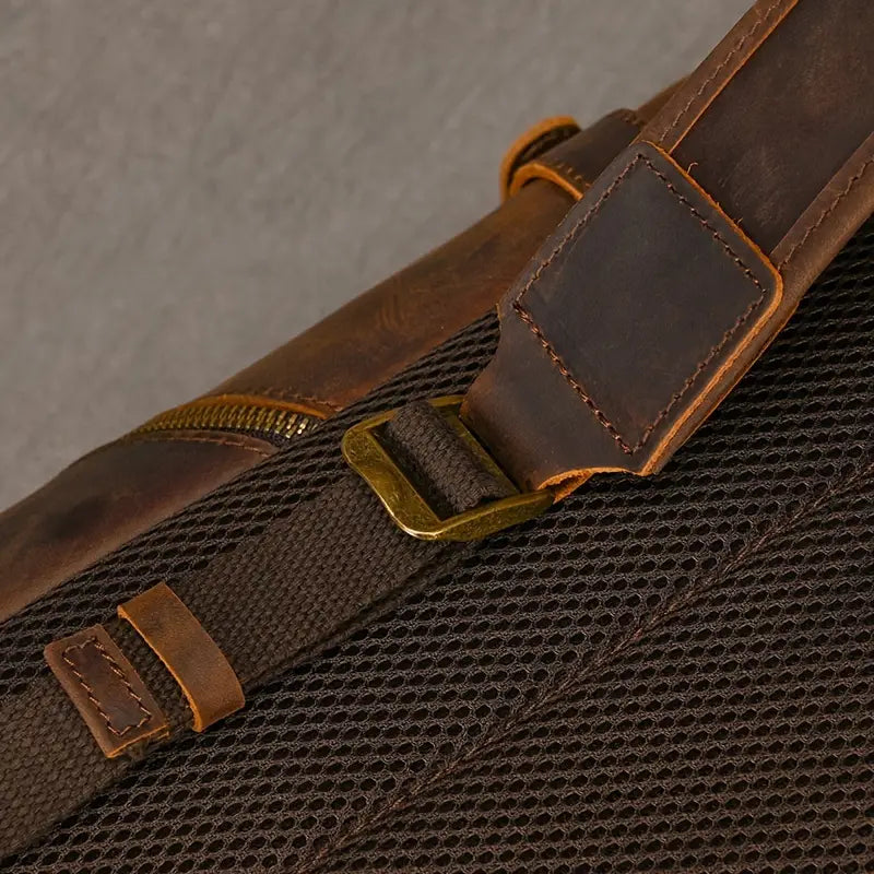 Trailblazer Vintage Leather Backpack