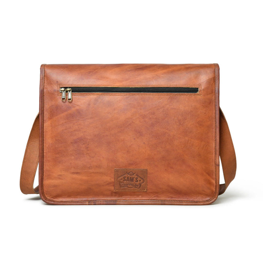 Top Grain Leather Messenger Bag