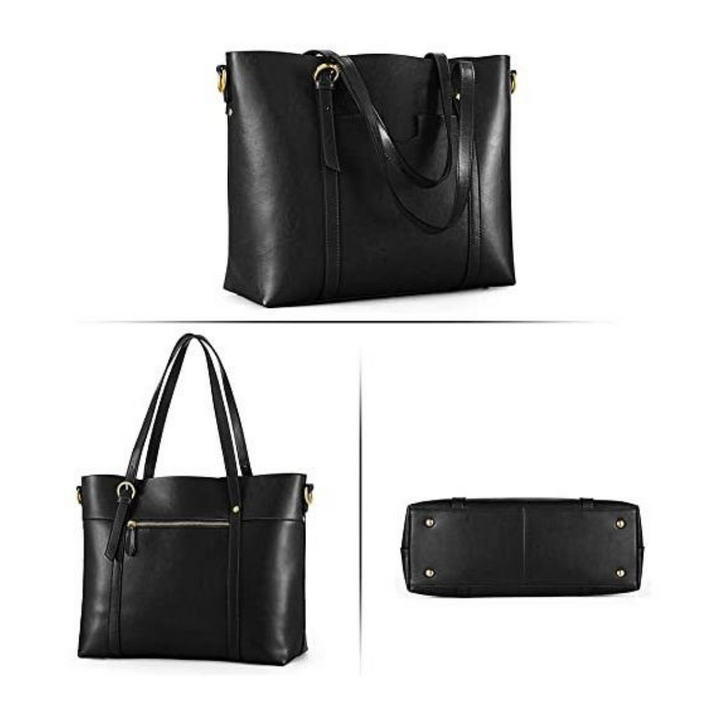 Leather Shoulder Purse Tote Hobo Bag - 1