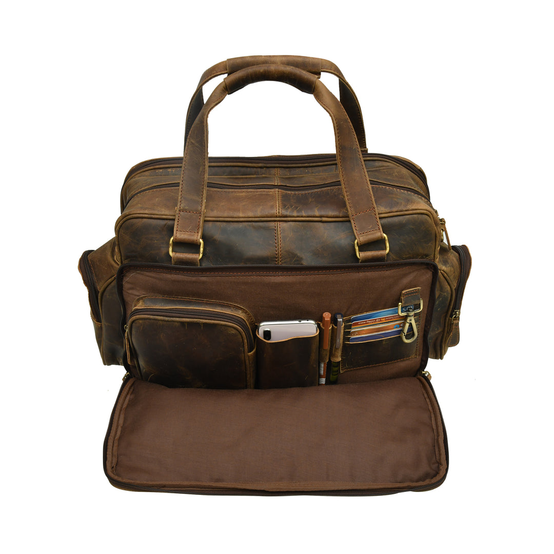Vintage Buffalo Business Briefcase Bag
