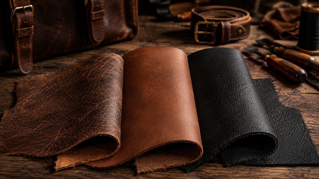 The Ultimate Guide to Leather: Full-Grain vs. Top-Grain vs. Genuine Leather