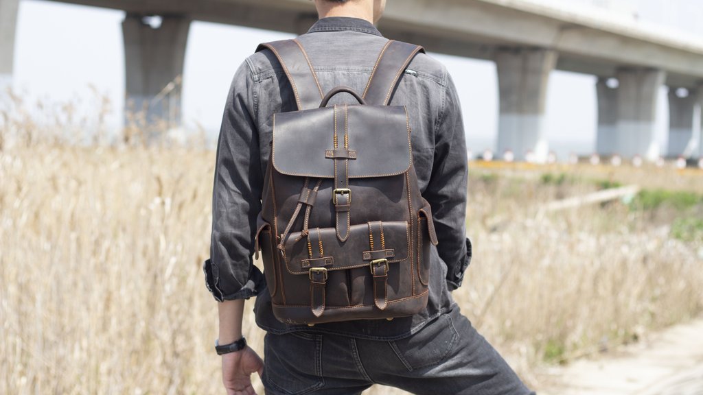 Mens Leather Backapcks I Sergio Leather Backpack – Silver Street