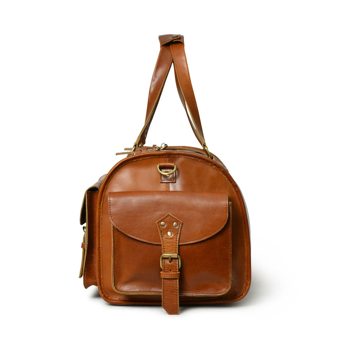 Cool Buffalo Leather Travel Duffle Bag - 3