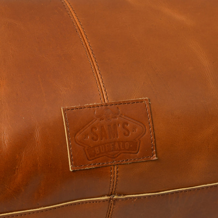 Cool Buffalo Leather Travel Duffle Bag - 9