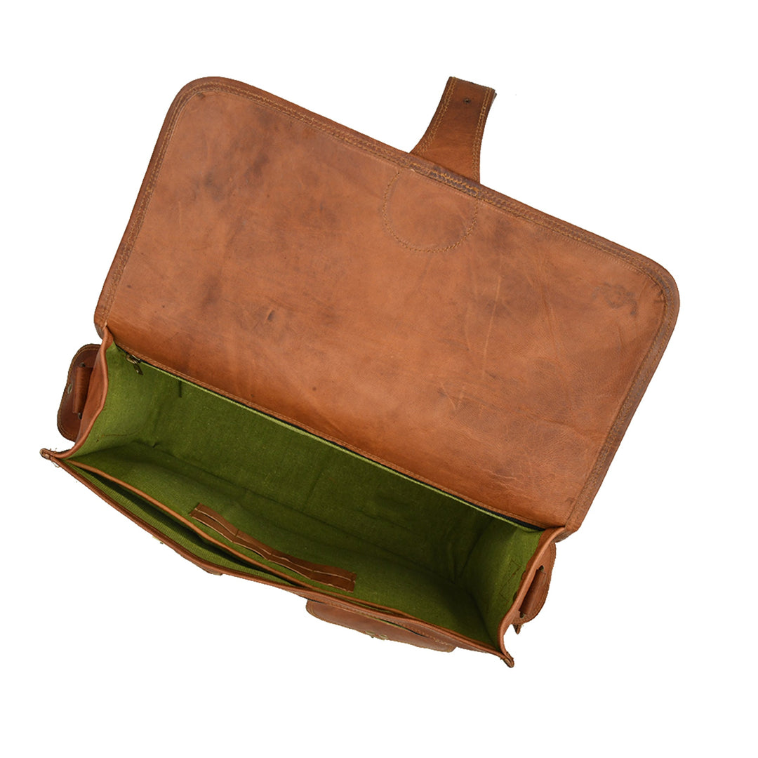 Top Grain Leather Briefcase Bag