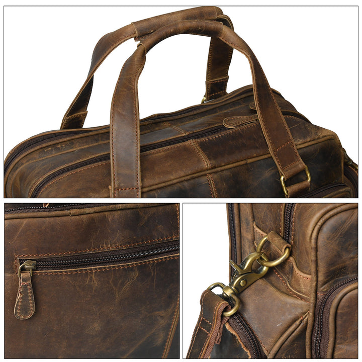 Vintage Buffalo Business Briefcase Bag