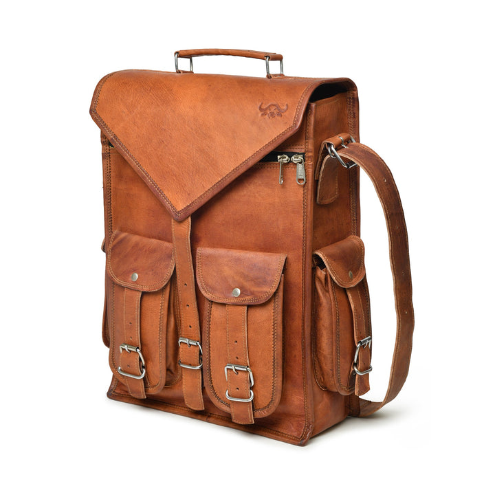 Top Grain Leather Backpack