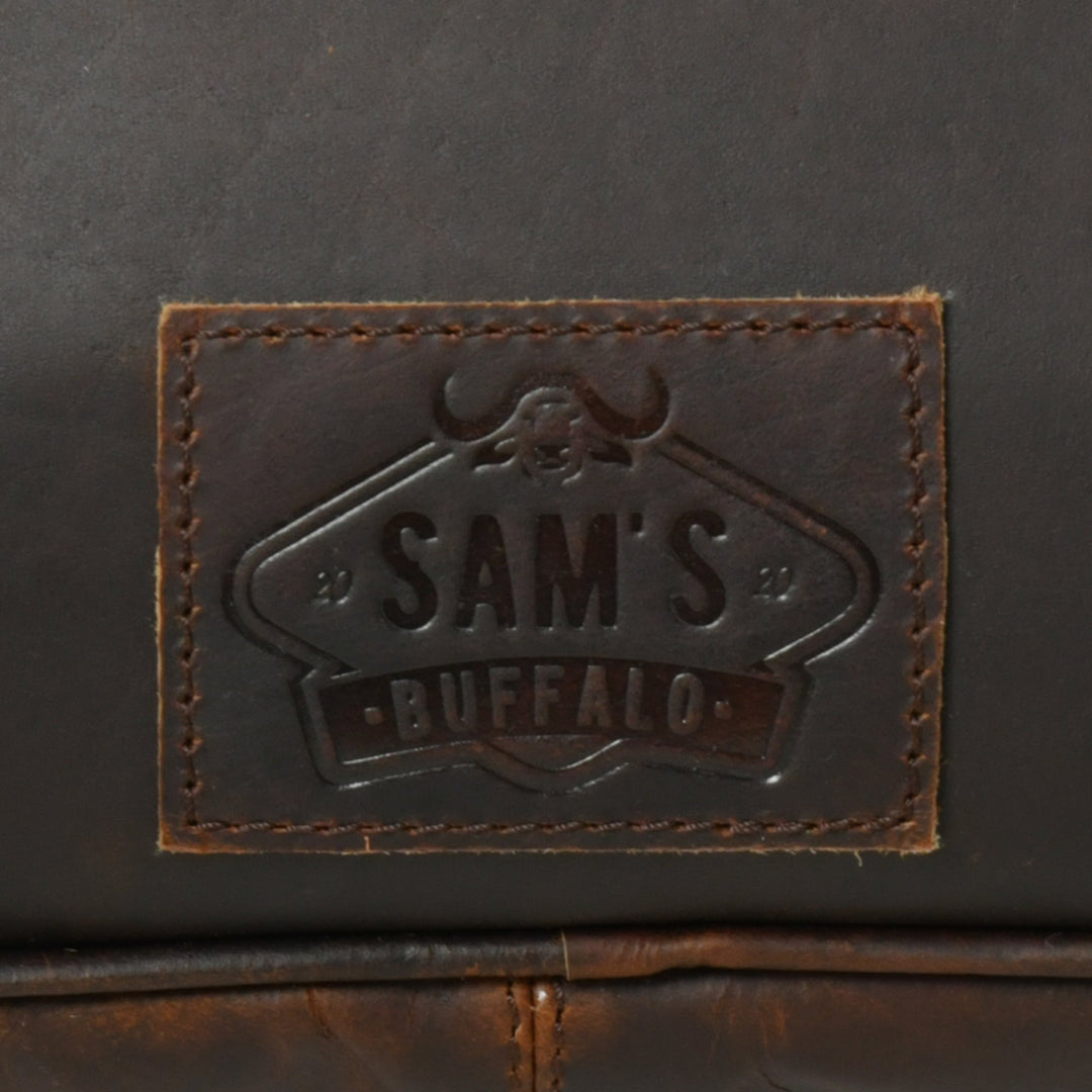 Retro Buffalo Leather Business Briefcase - 6