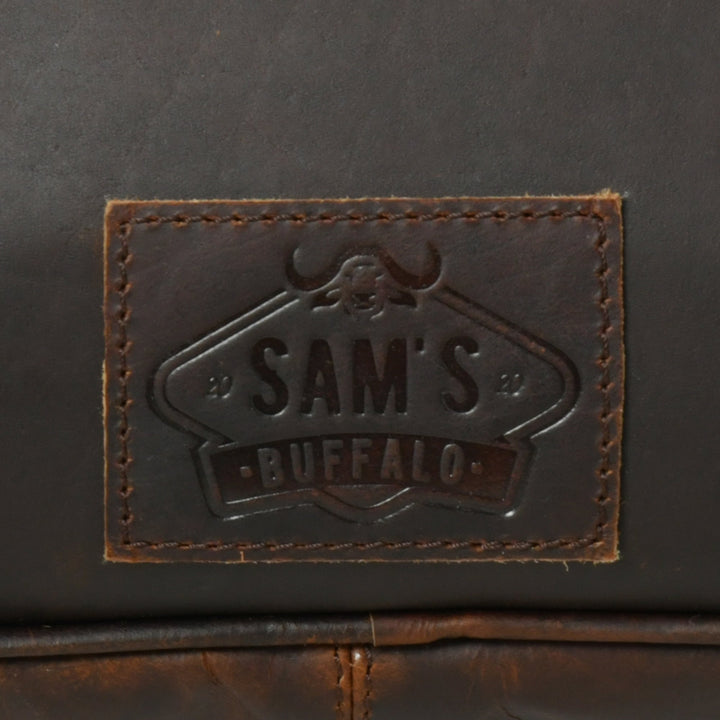 Retro Buffalo Leather Business Briefcase - 6