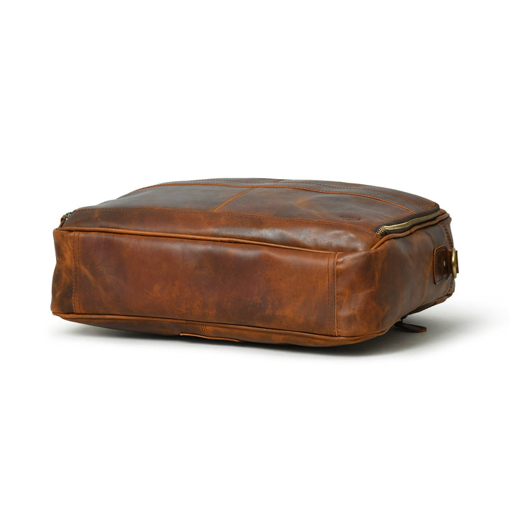 Buffalo Leather Laptop Briefcase - 3