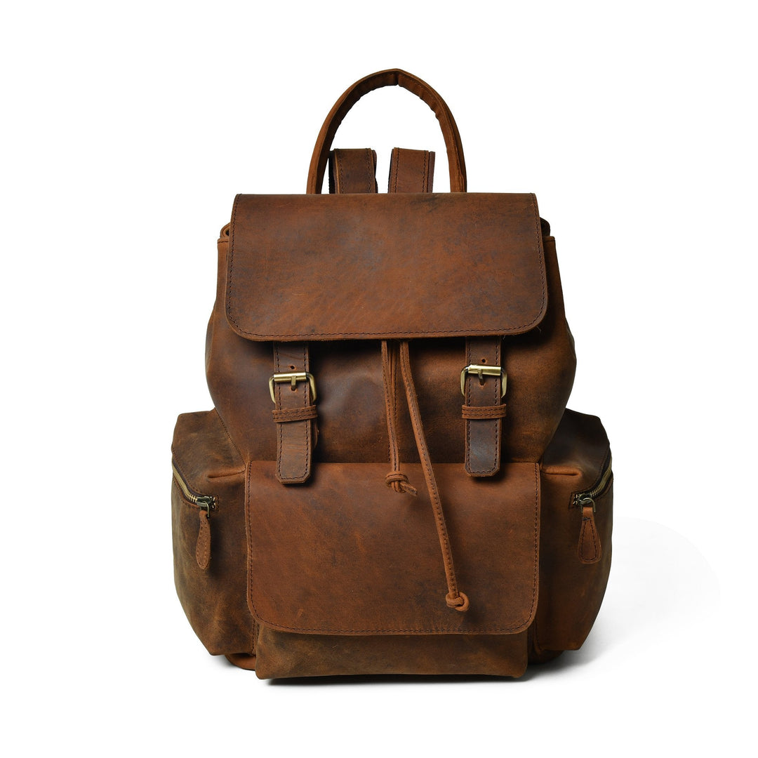 Buy Vintage Buffalo Leather Backpack Online in USA at Lowest Prices