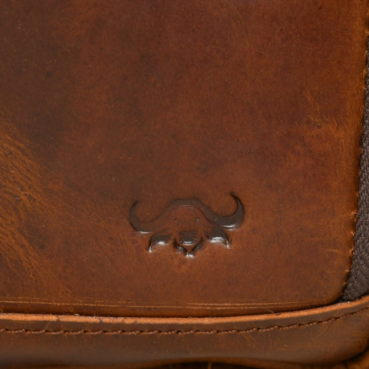Buffalo Leather Laptop Briefcase - 6