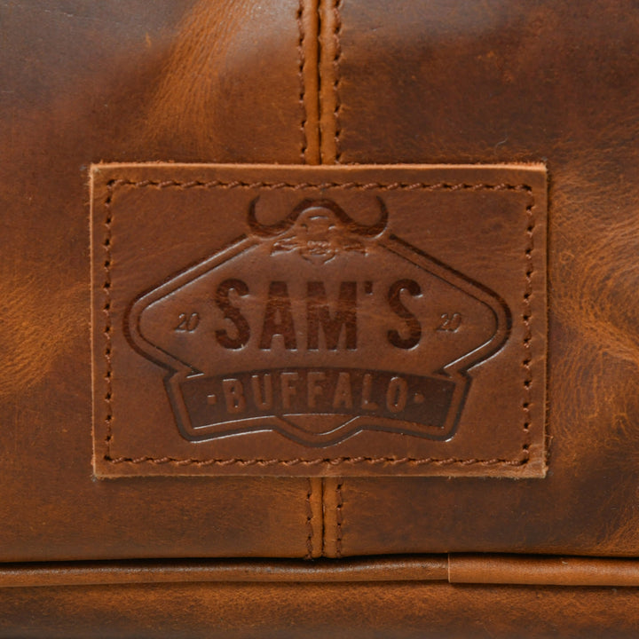 Buffalo Leather Laptop Briefcase - 7
