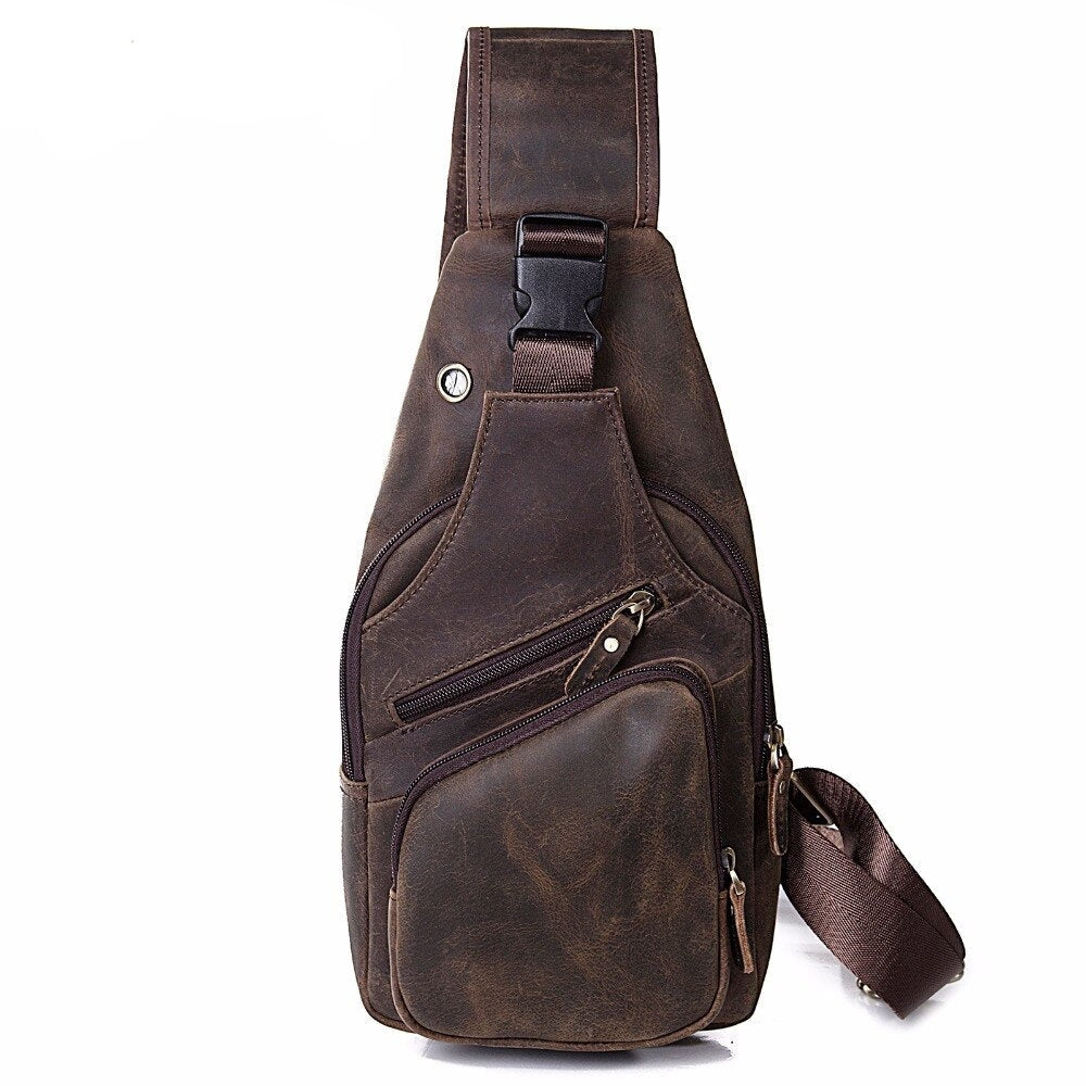 Buffalo Leather Crossbody Sling bag