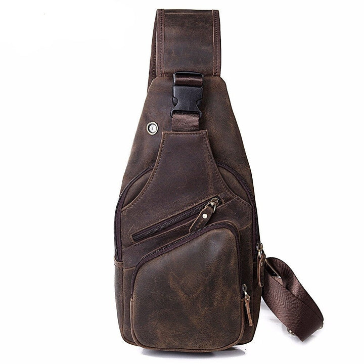 Buffalo Leather Crossbody Sling bag