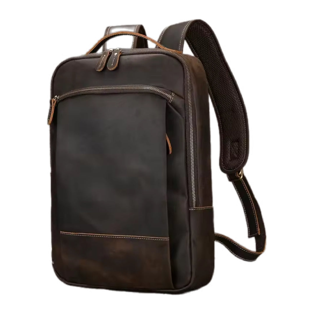 crazy horse leather backpack Vintage Crazy Horse Leather Backpack I Sams Buffalo – Saddle NY