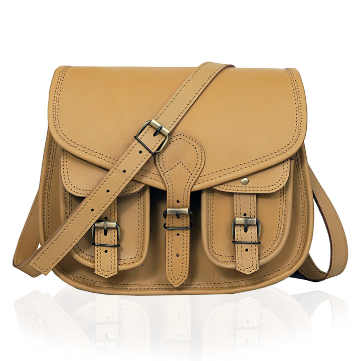 Eterna Women's Vintage Leather Crossbody Bag