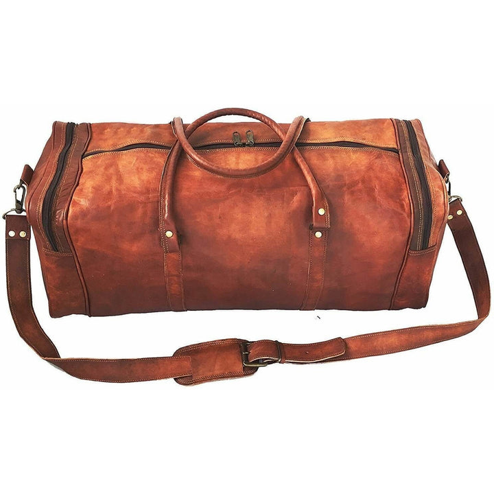 Top Grain Vintage Leather Duffle Bag