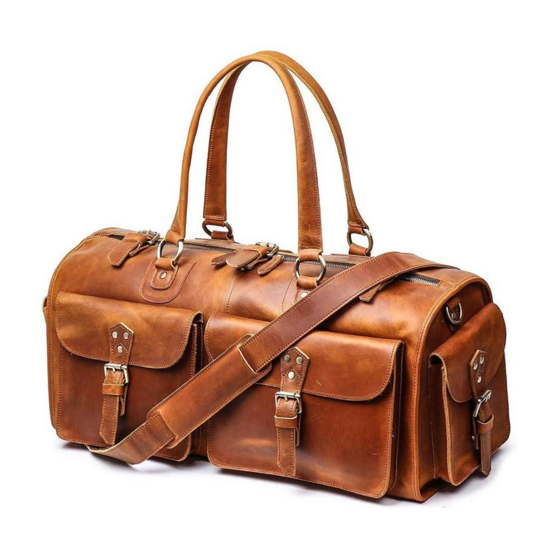 Buy Cool Buffalo Leather Travel Duffle Bag Online in USA at Lowest Prices