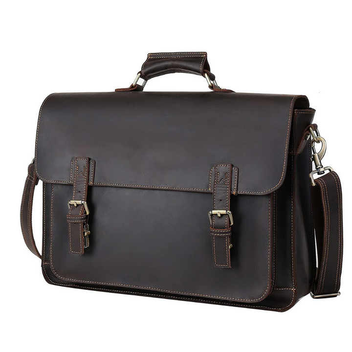 Full Grain Leather Business Messenger Bag