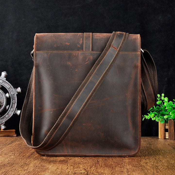 Vintage Buffalo Leather Messenger Bags
