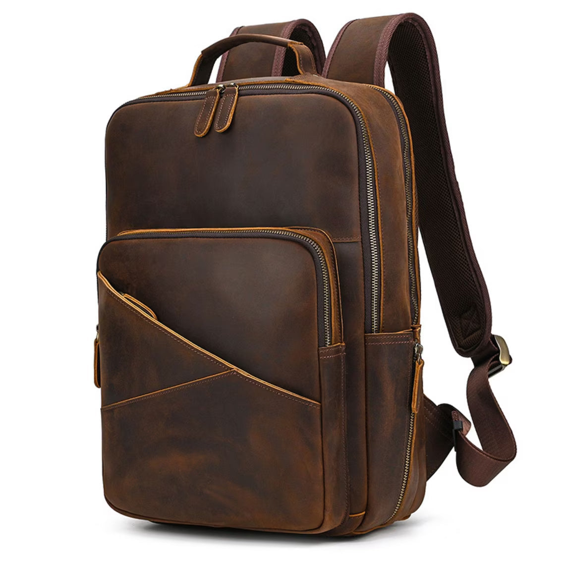 david bitton buffalo leather backpack Multi Pockets Daypack Travel Laptop Bag for Men Women : Electronics The backpack features a convenient front pocket (5H x 7W) with additional storage space buffalo david bitton leather backpack