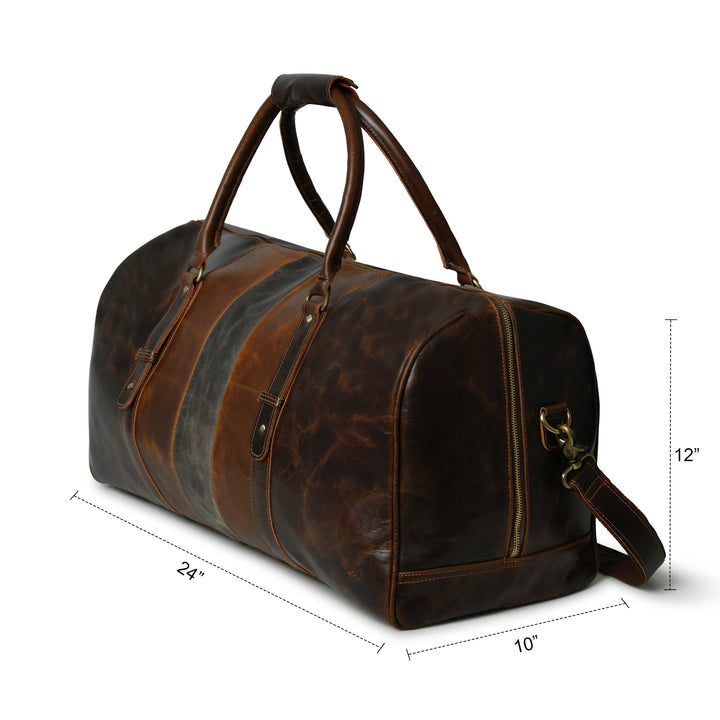 Products Bistre Wink Leather Duffle Bag - 6 