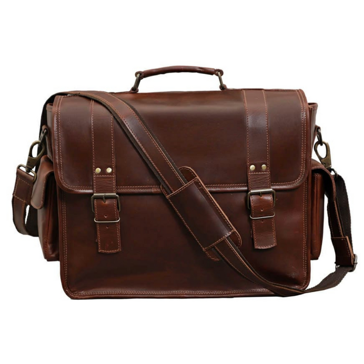 Buffalo Leather Satchel Briefcase