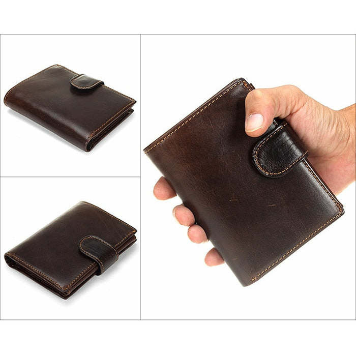 Vintage Full Grain Leather Wallet