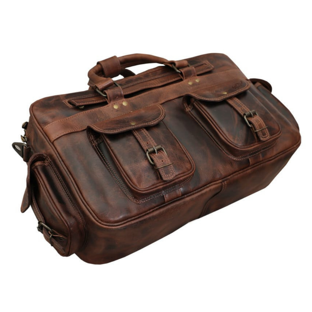 Executive Business Buffalo Leather Briefcase - 5