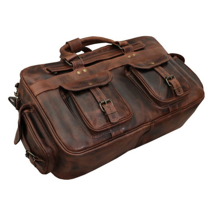 Executive Business Buffalo Leather Briefcase - 5