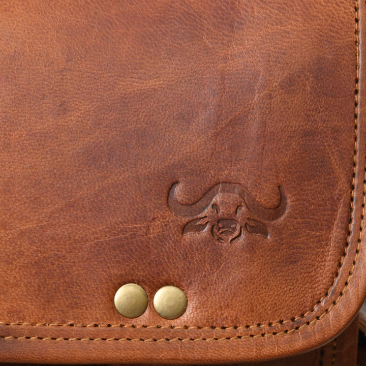 One Pocket Top Grain Leather Briefcase