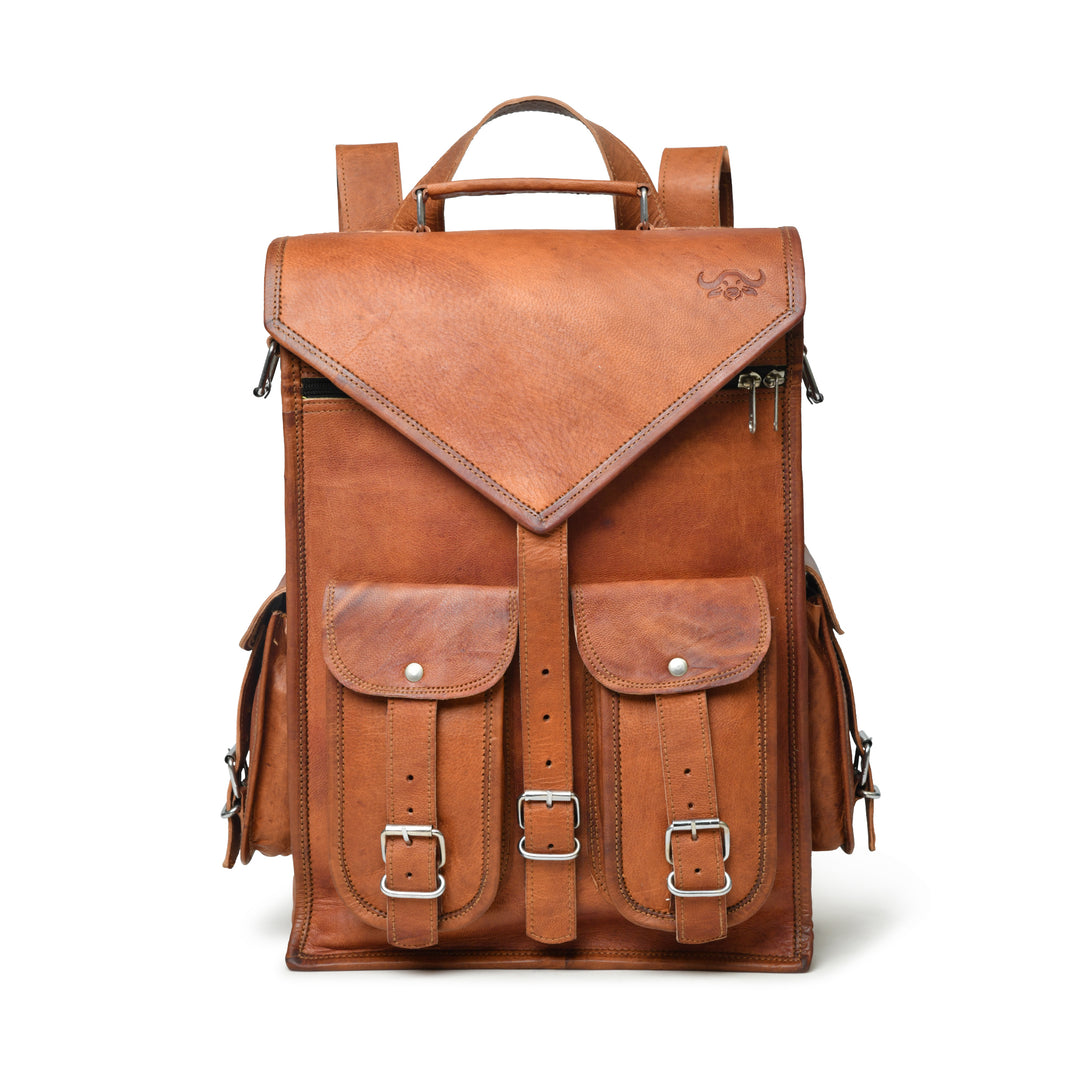 Top Grain Leather Backpack