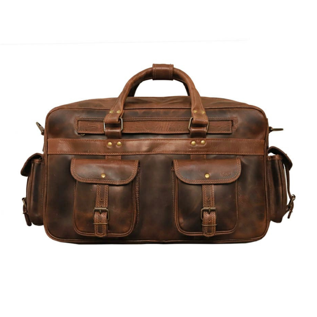 Executive Business Buffalo Leather Briefcase - 3