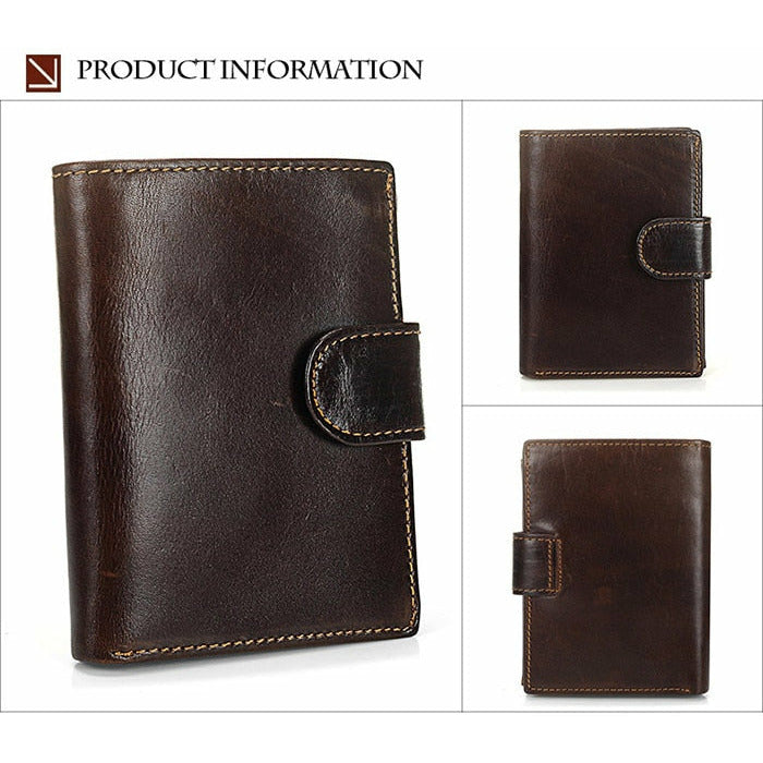 Vintage Full Grain Leather Wallet