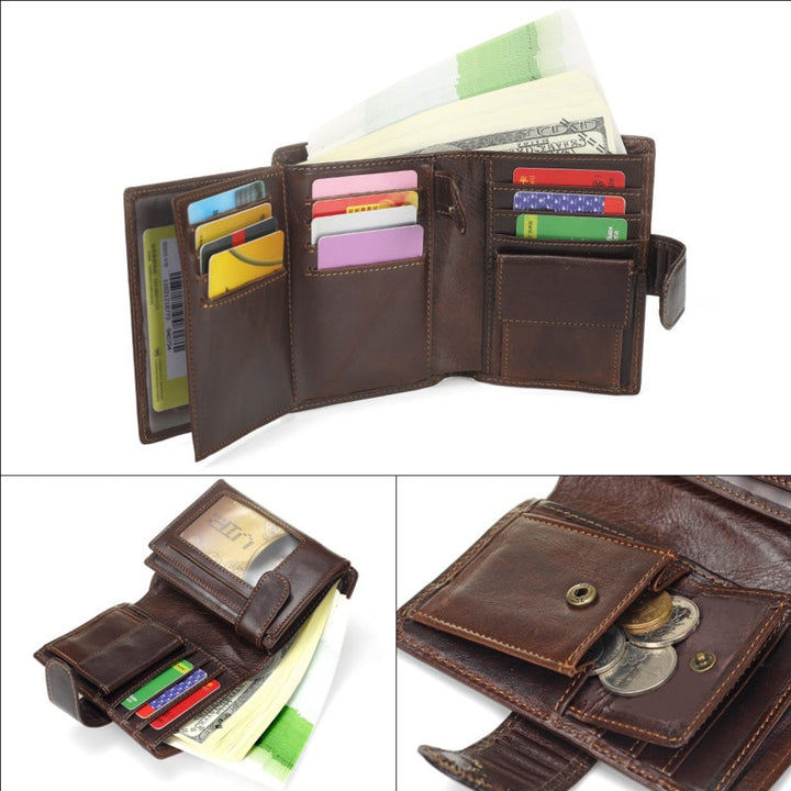 Vintage Full Grain Leather Wallet