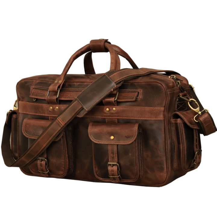 Executive Business Buffalo Leather Briefcase - 1