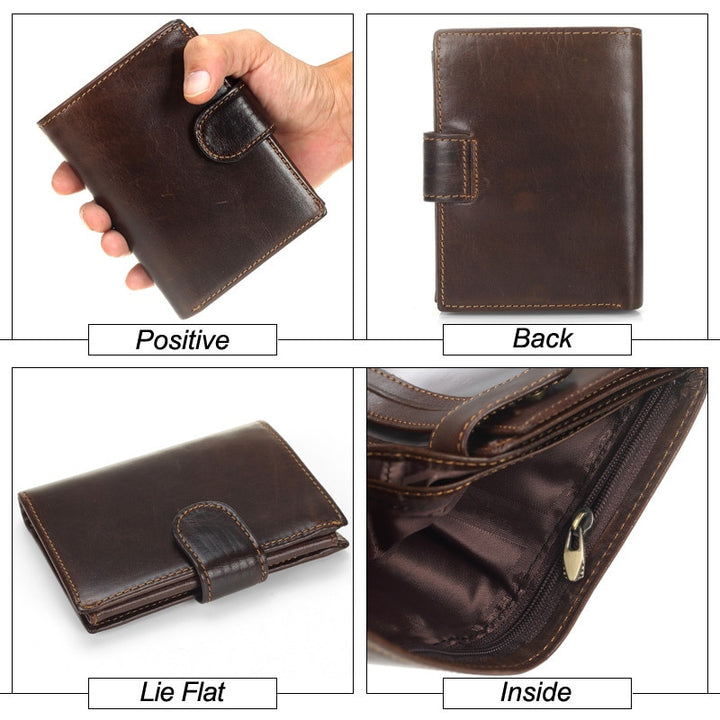 Vintage Full Grain Leather Wallet