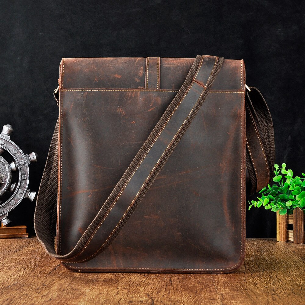 Vintage Buffalo Leather Messenger Bags