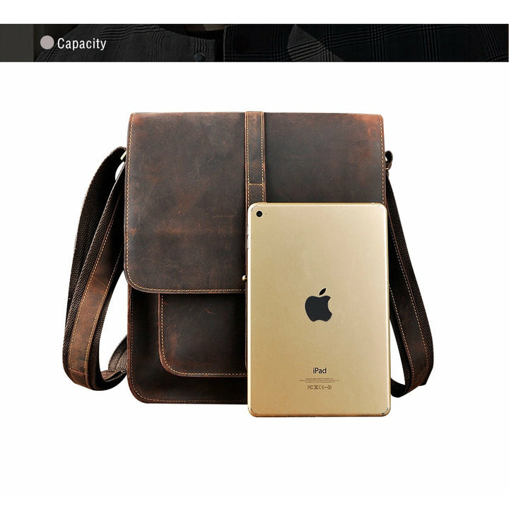 Vintage Buffalo Leather Messenger Bags