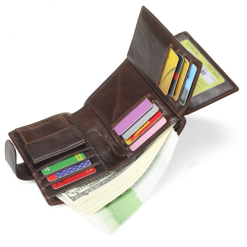 Vintage Full Grain Leather Wallet