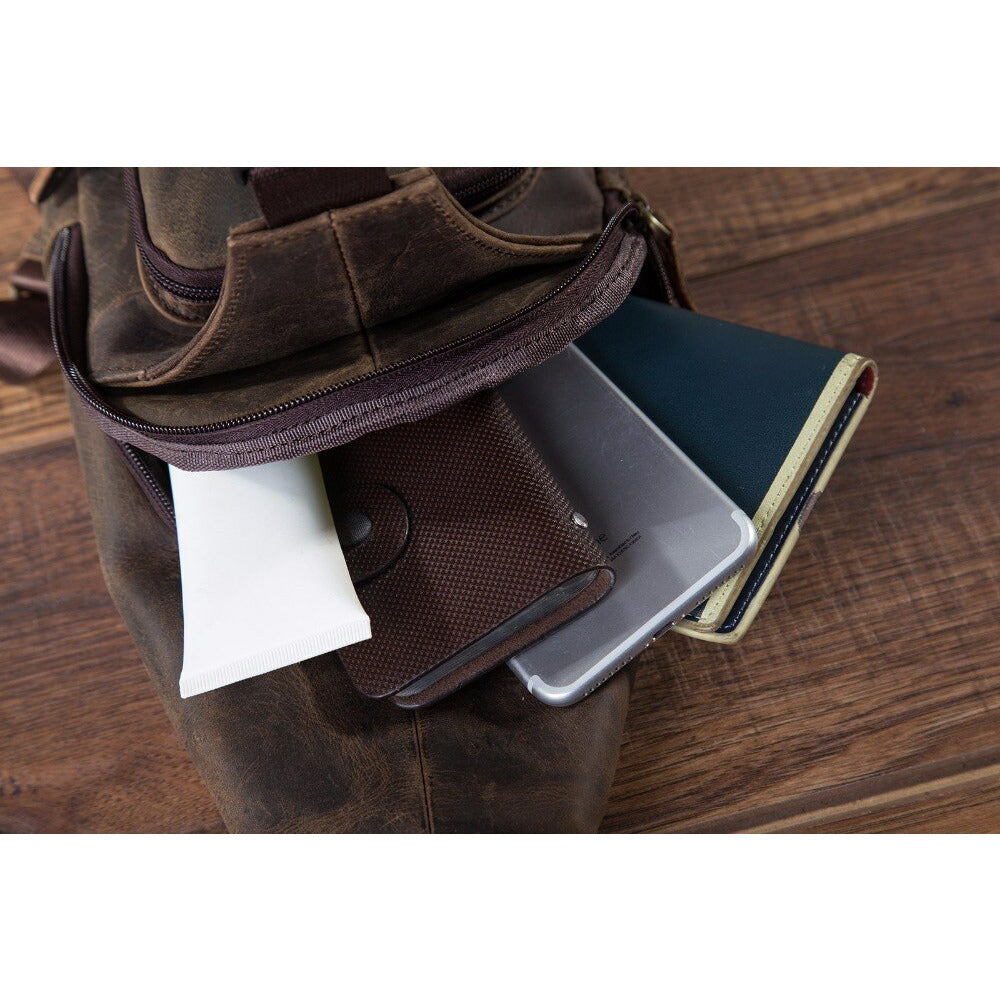 Buffalo Leather Crossbody Sling bag
