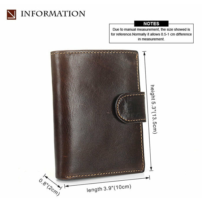 Vintage Full Grain Leather Wallet